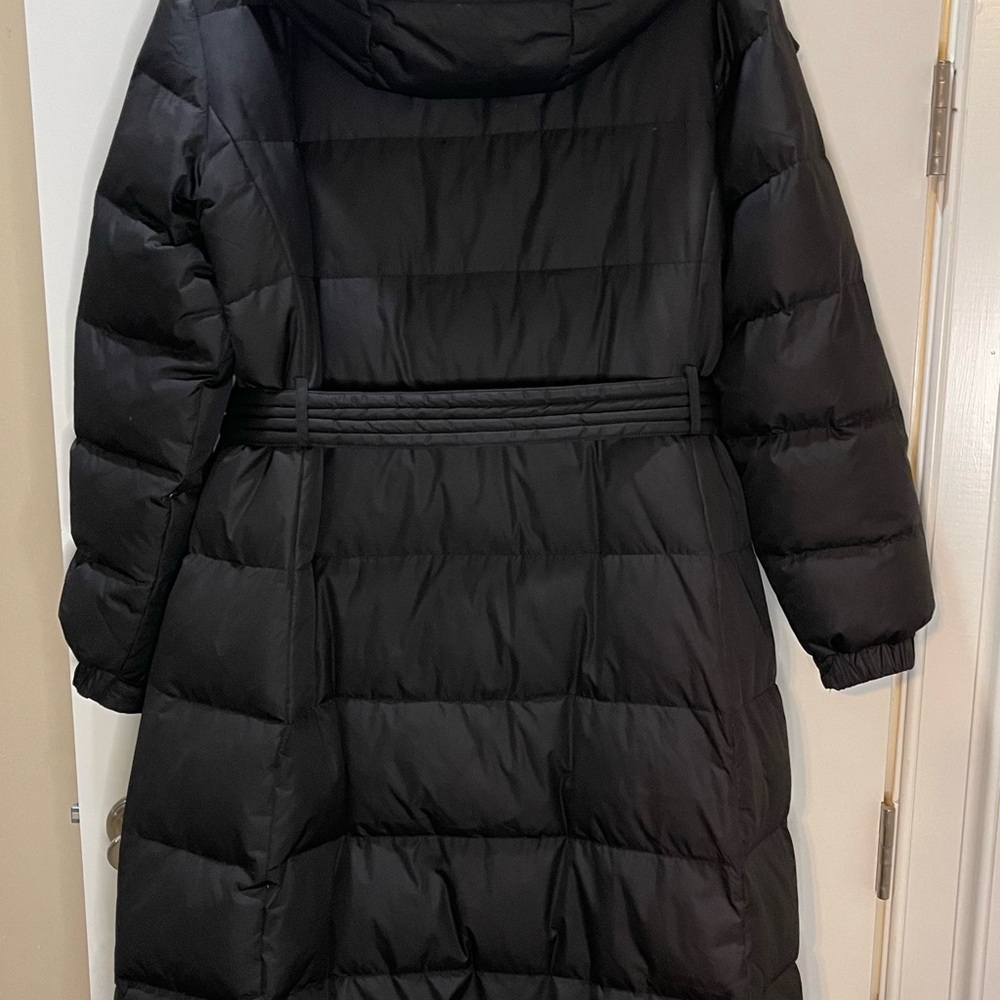 Kate Spade Heavyweight Black Down Quilted Puffer Coat Sherpa & Hood Size Large - Picture 12 of 14